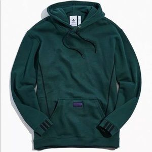 adidas Medium Originals Men's D GRP HOODY AOP Mineral Green Sweatshirt  GD9320